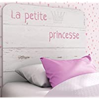 Abitti Cabezal Infantil Blanco con serigrafia Princesa. 110x90cm